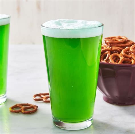 Toast To St. Patrick's Day With A Pint Of Green Beer | Recipe | Green ...