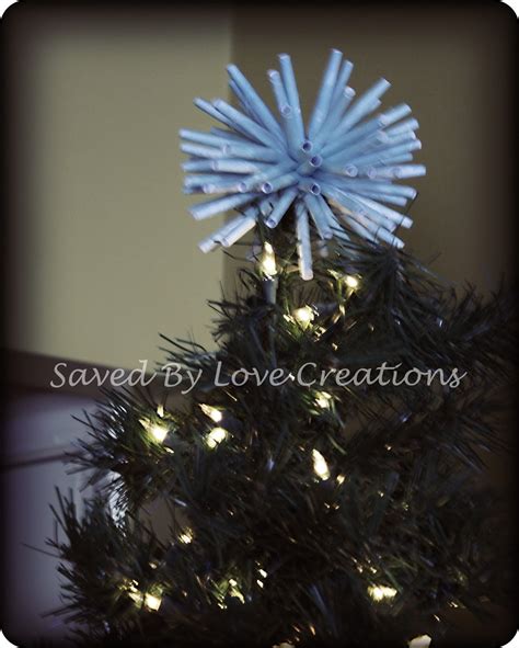 DIY Starburst Christmas Tree Topper With Free Cricut SVG File