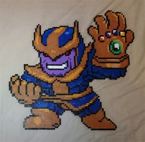 Perler Beads - Marvel's Thanos by 89P13 on DeviantArt