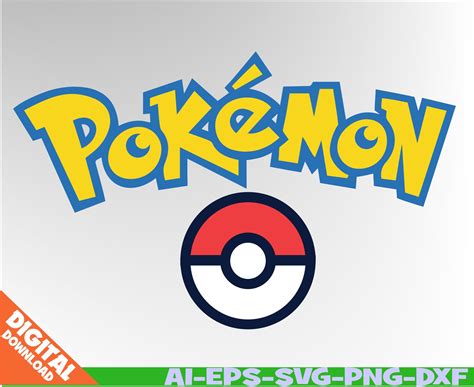 Pokemon Logo Svg Pokemon ball svg eps dxf png cutfiles | Etsy