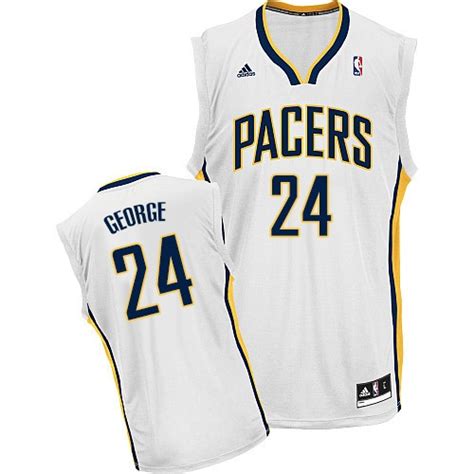 Indiana Pacers #24 Paul George White Swingman Jersey on sale,for Cheap ...