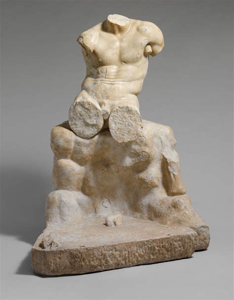 Marble statue of Herakles seated on a rock | Work of Art | Heilbrunn ...