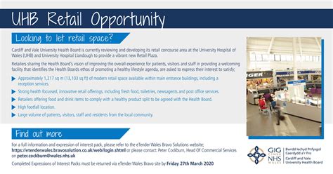 Cardiff & Vale UHB on Twitter: "We're currently accepting expressions of interest from ...