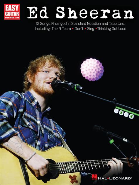 Ed Sheeran for Easy Guitar Easy Guitar with Notes & Tab - 888680068370