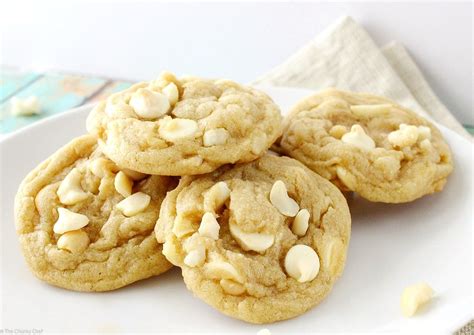 White Chocolate Macadamia Nut Cookies - The Chunky Chef