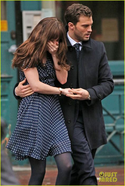 Jamie Dornan Consoles an Upset Dakota Johnson for 'Fifty Shades Darker ...