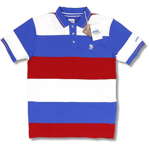 Red And White Striped Polo Shirt - Prism Contractors & Engineers