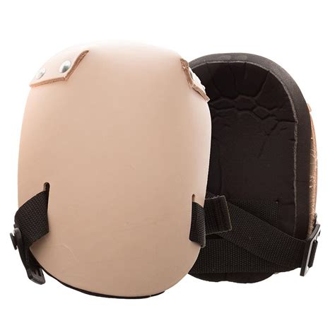 Beige Leather Knee Pads (Pair)-87000000000 - The Home Depot