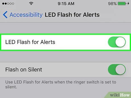 How to Make iPhone Flash when Receiving a Text: 9 Steps