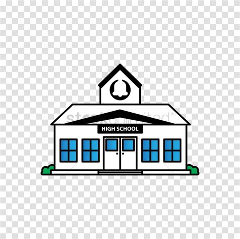 High School Free Building Vector Graphic University Building Clipart, Housing, Urban, Outdoors ...