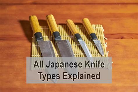 All Japanese Knife Types Explained (Purpose, Usage & More) – Sharpy Knives – Passionate Sharpeners