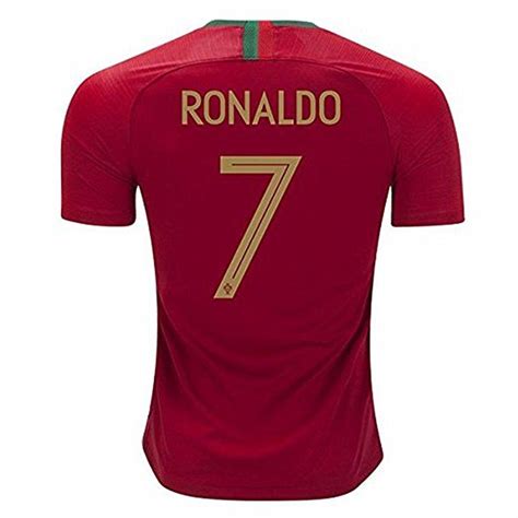 Nasge Ronaldo #7 Portugal 2018 Home Jersey Color Red Size M | Ronaldo ...