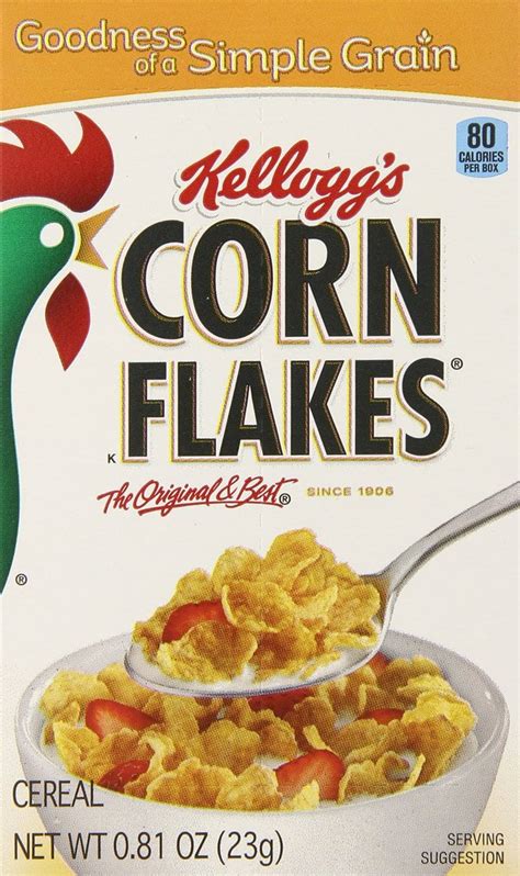 70 PACKS : Corn Flakes Cereal, 0.81-Ounce Individual Boxes - Walmart.com