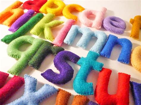 Felt Stuffed Alphabet, Felt Letters for Kids, Educational Toy - Etsy