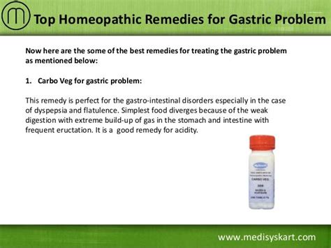 Top Homeopathic Remedies for Gastric Problem