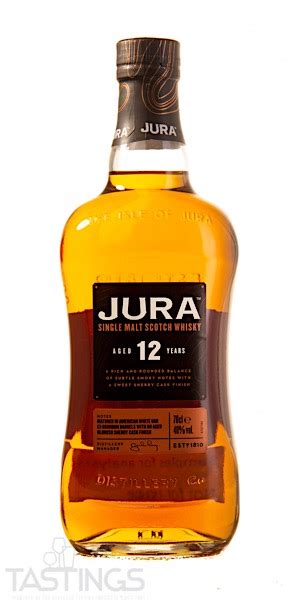 Jura 12 Year Old Island Single Malt Scotch Whisky Scotland Spirits ...