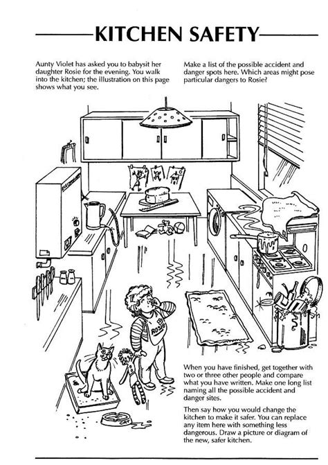 Kitchen Amazing Kitchen Safety Worksheets With Regard To Science Fire ...