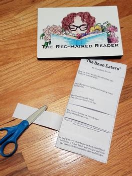 The Bean Eaters by Gwendolyn Brooks Foldable Poetry Analysis Activity