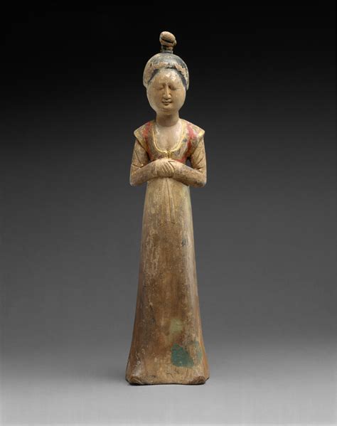 Standing Female Attendant | China | Tang dynasty (618–907) | The Met