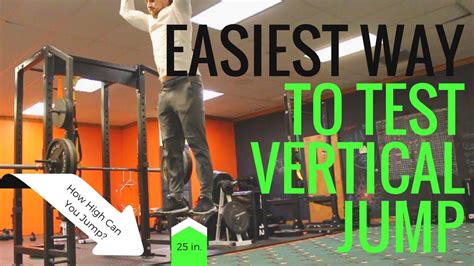 Vertical Jump | Test Vertical Jump FAST & EASY At Home - YouTube