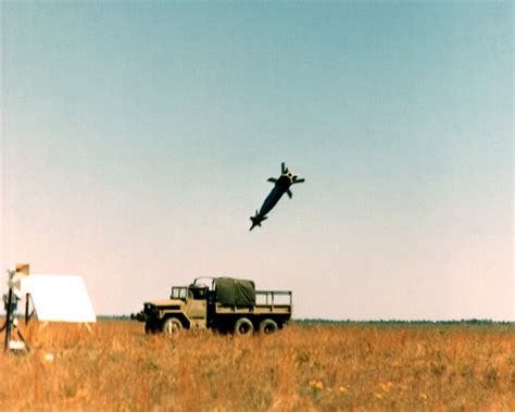 Mark 84 (GBU-10) laser-guided bomb homes in on its truck target during demonstrations - U.S ...