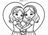Cute Best Friends Forever Coloring Pages 2025 sketch template