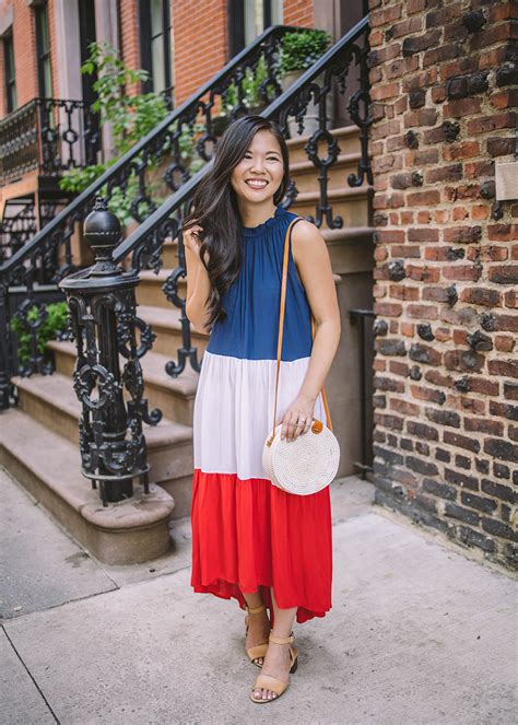 Red, White & Blue Dress for July 4 – Skirt The Rules | NYC Style Blogger | Blue outfit, Red ...