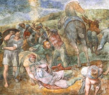 The Conversion Of Saul Michelangelo