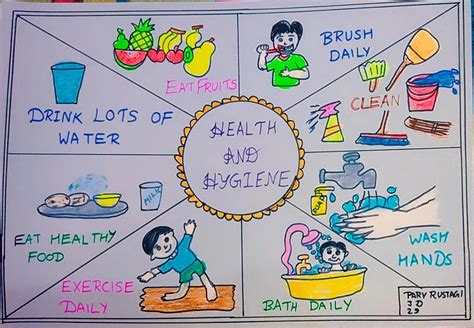 Health and Hygiene | Health and safety poster, Health awareness poster ...