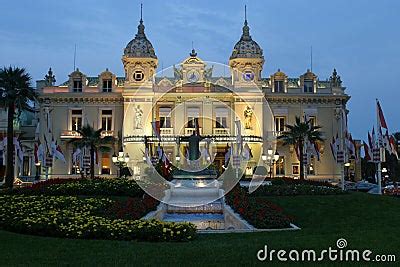 Monaco Casino By Night Royalty Free Stock Images - Image: 1535129