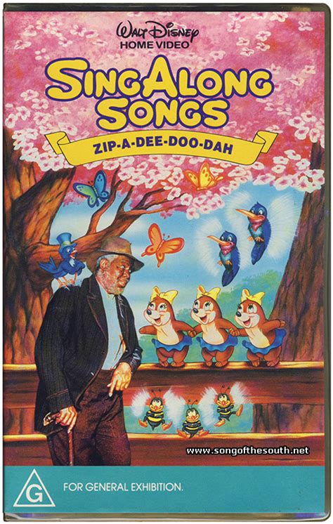 Song of the South Memorabilia: Sing Along Songs: Zip-A-Dee-Doo-Dah (c.1994)