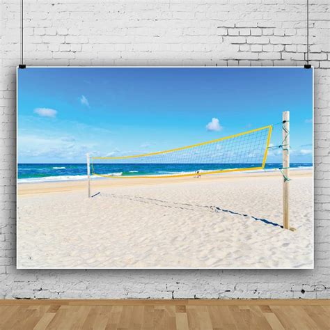 Video Studio DORCEV 10x8ft Beach Volleyball Court Backdrop Outdoor ...