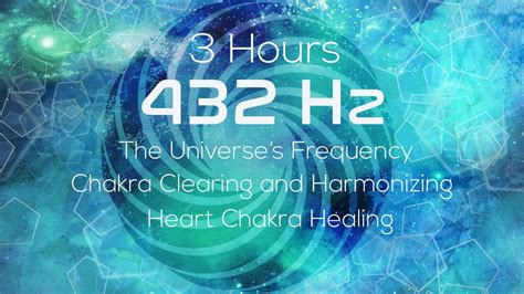 432 Hz | Healing frequencies, Heart chakra healing, Healing