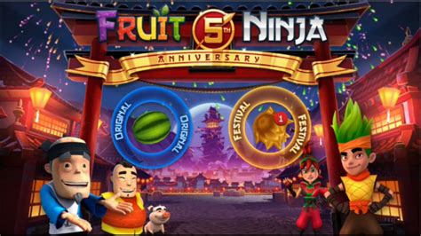 Fruit Ninja - New Update 5th ANNIVERSARY Gameplay Video - YouTube