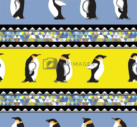 Seamless texture with penguins by LittleCuckoo Vectors & Illustrations ...