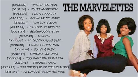 The Marvelettes 60s And 70s Greatest Hits Playlist - Classic Oldies ...