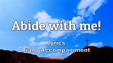 Abide with me! Hymns Piano Accompaniment - YouTube