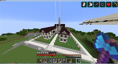 Quartz House (old survival build) : Minecraft