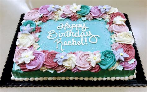 Pin by Cat Sanker on Floral cakes | Sams club cake, Floral sheet cake ...