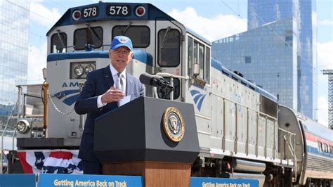 Biden pitches infrastructure plan at Amtrak anniversary - ABC News