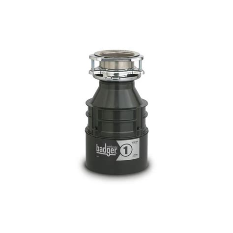 InSinkErator Badger 1 Without Power Cord Badger 1/3 HP Garbage Disposal ...