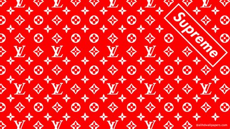 LV Supreme Logo Wallpapers - Top Free LV Supreme Logo Backgrounds - WallpaperAccess