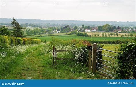 An English Rural Landscape stock photo. Image of landscape - 24494292