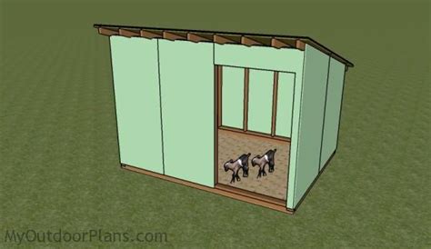 Goat Shelter Plans | MyOutdoorPlans | Free Woodworking Plans and ...