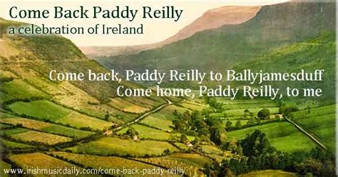 Come Back Paddy Reilly – a celebration of Ireland - Irish Music Daily