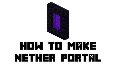 Printable Minecraft Nether Portal