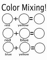 Mixing Color Worksheet Colours Colour Worksheets M sketch template