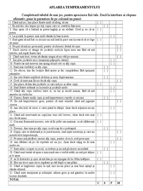 Test de Temperament