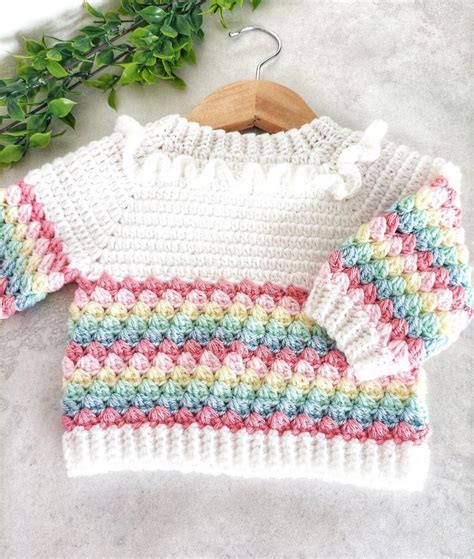 Sweet pea jumper Crochet pattern by BabyCrochetDesigns | Crochet baby sweater pattern, Crochet ...