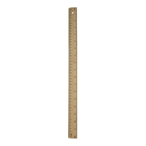 BUY Wood Ruler With Metal Edge 18 Inch